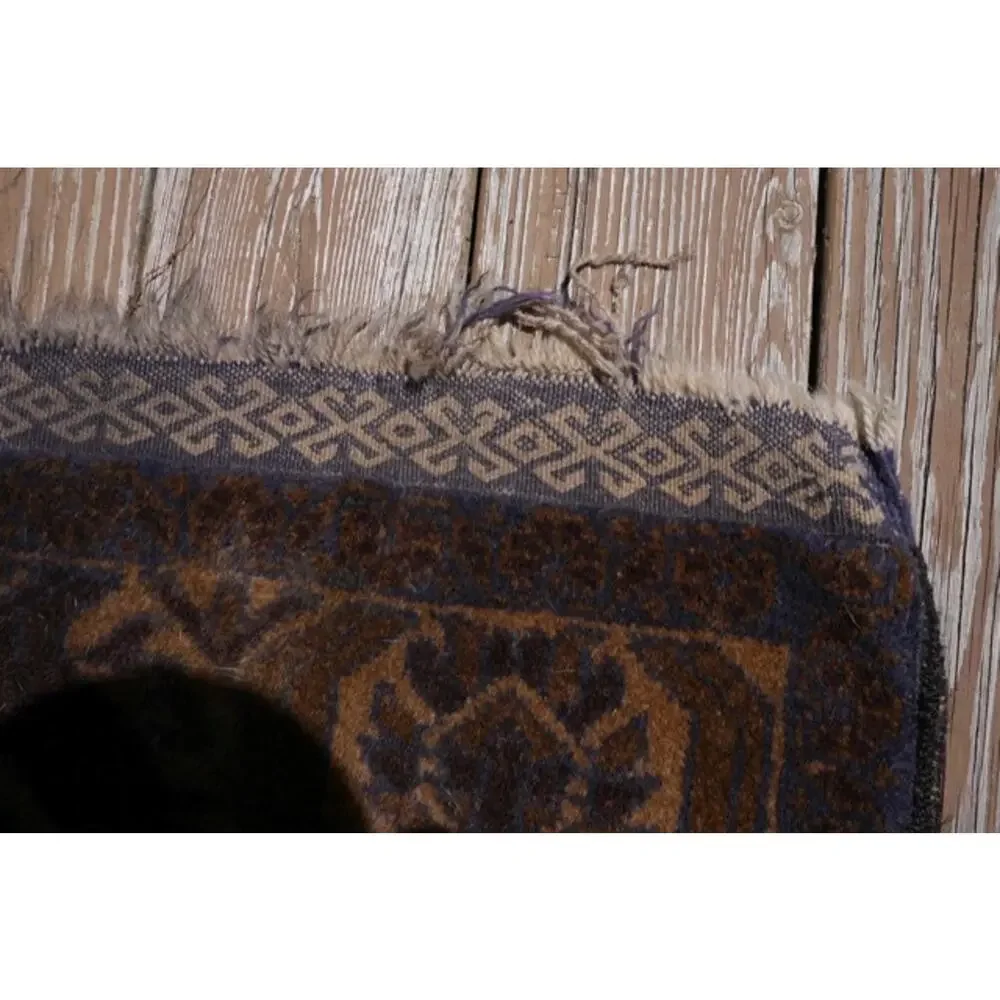 Vintage Antique WORN Distressed Turkish Caucasian Wool Prayer Rug 6.5'x3.5'